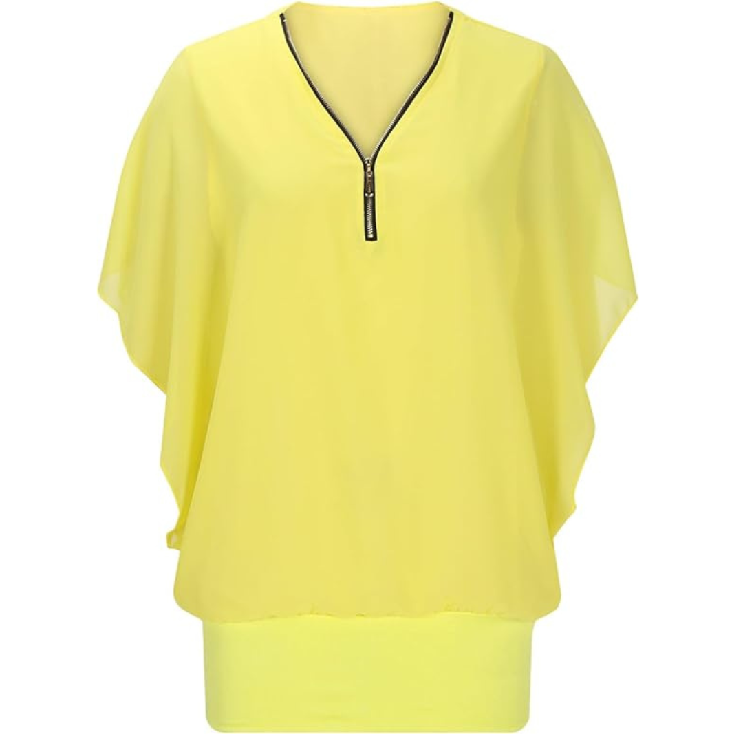 Camisa casual de chiffon