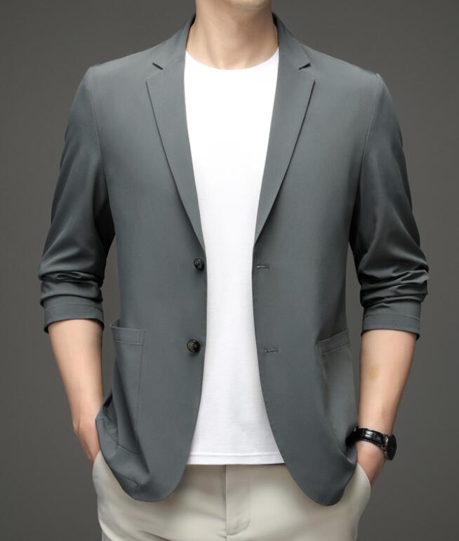 Blazer Casual Italian em Seda Gelo / Elegância e Imponência Sem Largar Mão do Conforto!