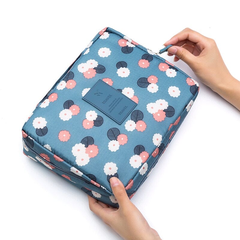 Bolsa De Viagem Organizadora Travel 2 em 1 | Versão 2022 | Último dia de Frete Grátis + Promoção 0 loja Zene Flores Azul 