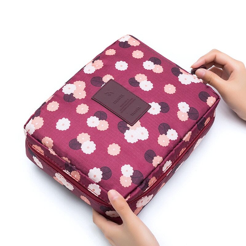 Bolsa De Viagem Organizadora Travel 2 em 1 | Versão 2022 | Último dia de Frete Grátis + Promoção 0 loja Zene Flores tinto vinho 