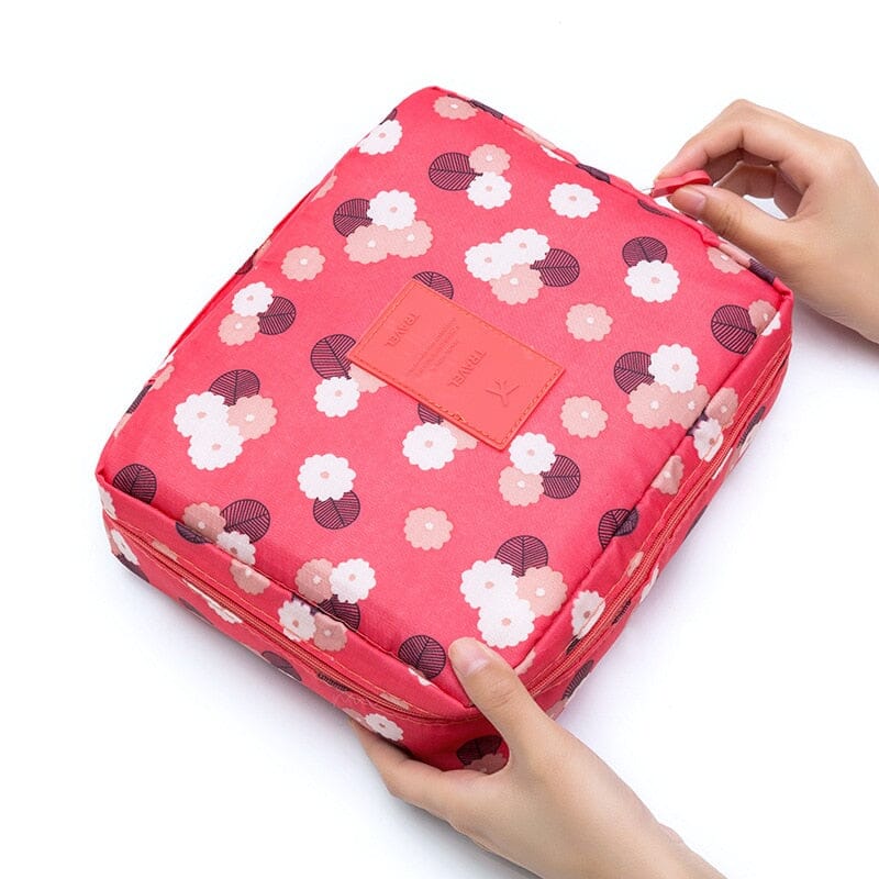 Bolsa De Viagem Organizadora Travel 2 em 1 | Versão 2022 | Último dia de Frete Grátis + Promoção 0 loja Zene Flores vermelhas de melancias 